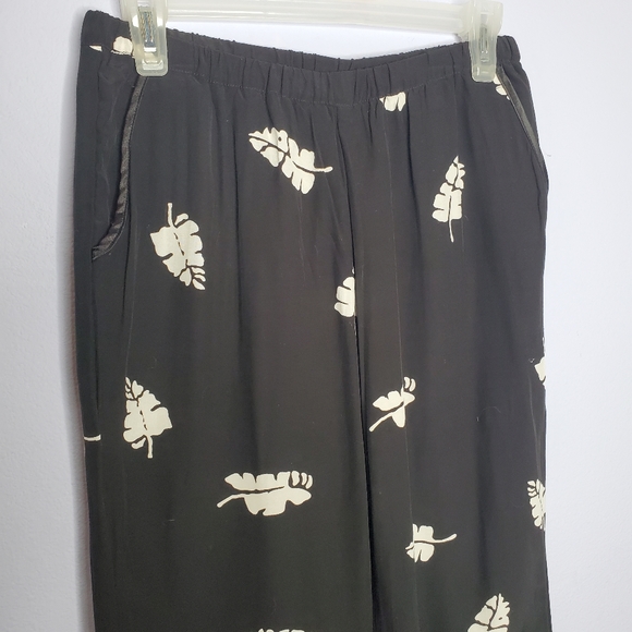 Anthropologie Capulet Zsa Zsa Feather Print Pants - Picture 6 of 12